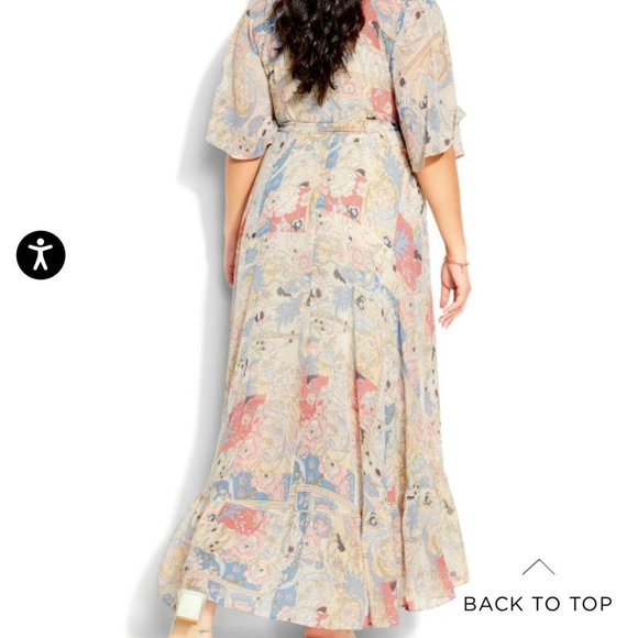 CITY CHIC Nouveau Wrap Maxi Dress - Picture 2 of 7